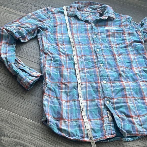 Scotch & Soda | Plaid blue flannel button up - Picture 16 of 16